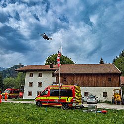 Flughelfereinsatz im Landkreis Traunstein