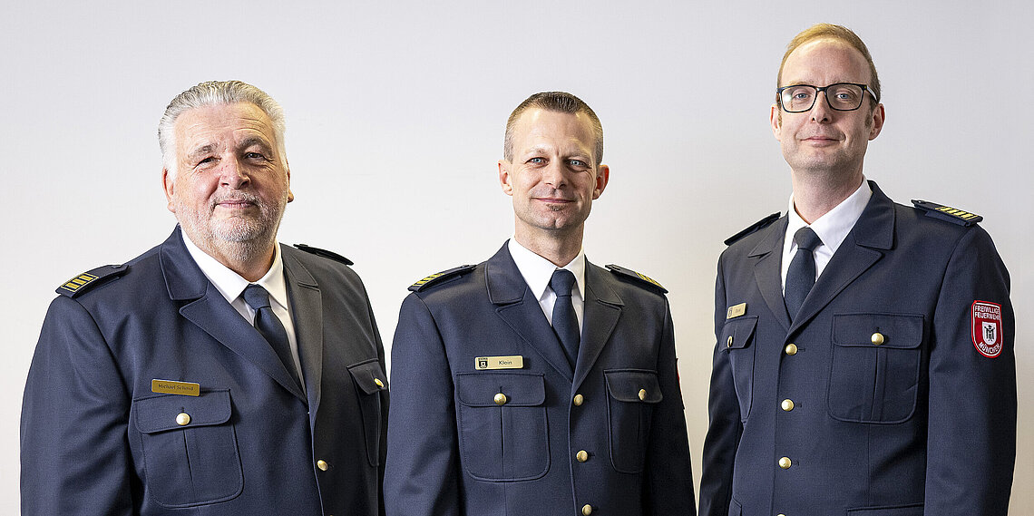 Claudius Blank (rechts), Florian Klein (mitte) und Michael Schmid (links)