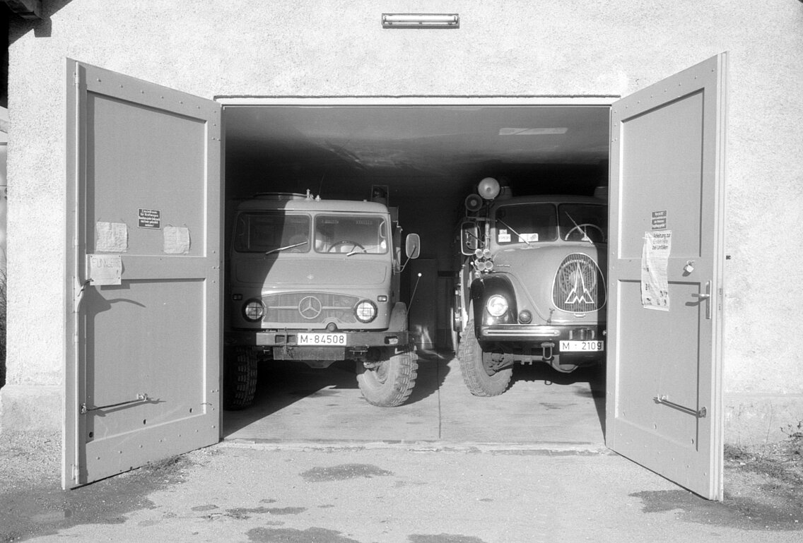 Das alte Gerätehaus in Freimann