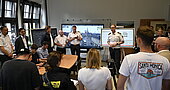 Pressekonferenz zum Pilotbetrieb des VOST zur UEFA EURO 2024