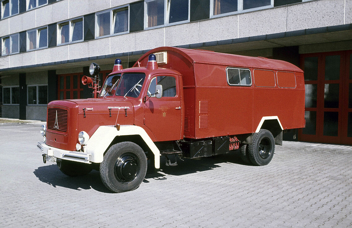Die Berufsfeuerwehr München verfügte über zwei Atemschutz-Gerätewagen die auch für die Atemschutzgeräte der FF München zur Verfügung standen