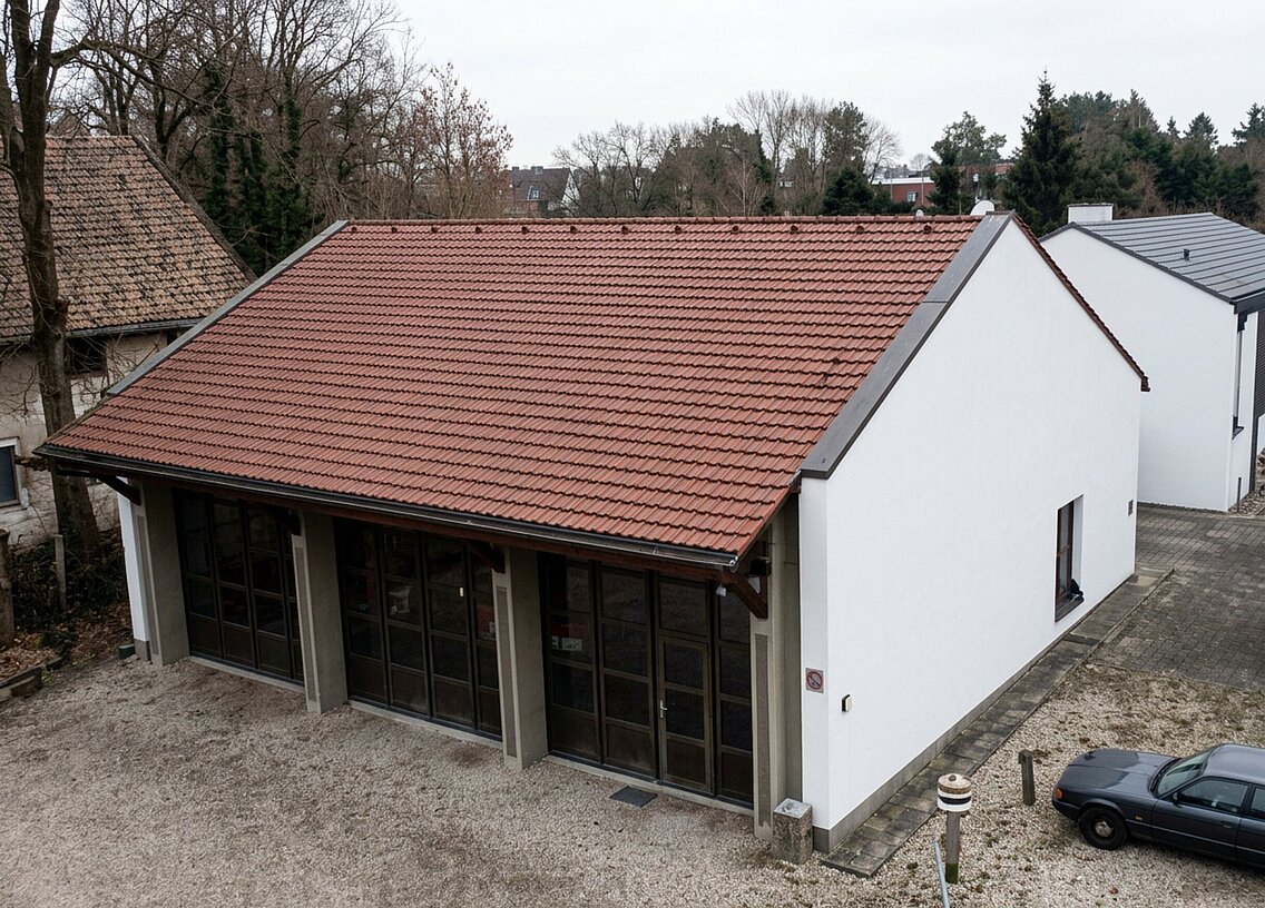 Zehnter Neubau, das Gerätehaus der Abteilung Trudering in der Truderinger Straße