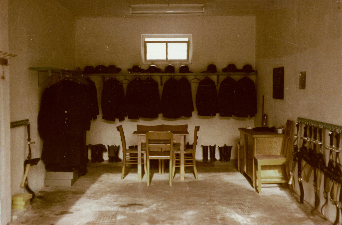 Die Ausstattung im Gerätehaus in der Waldfriedhofstraße 56 für die Löschgruppe Waldfriedhofviertel