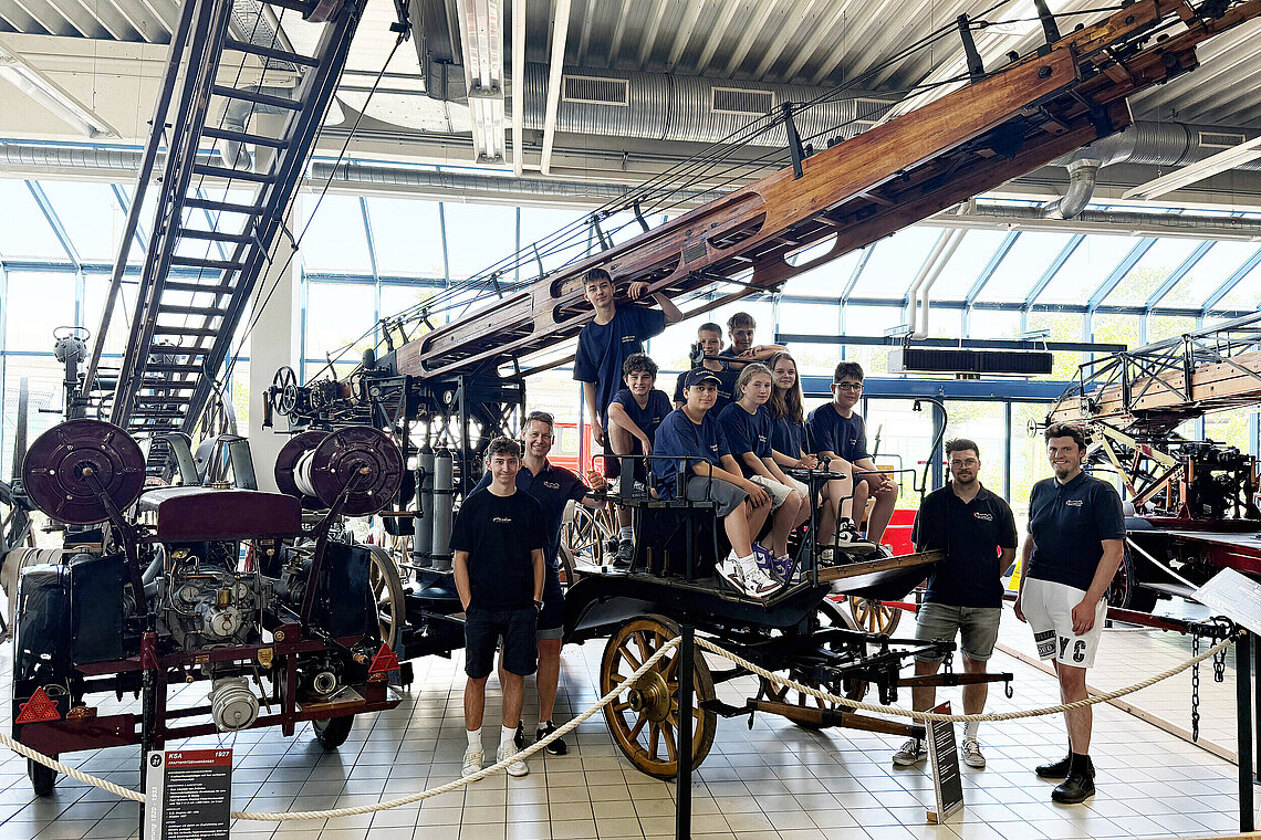 Die Jugendgruppe der Freiwilligen Feuerwehr Bad Feilnbach zu Besuch im Feuerwehr Museum Bayern