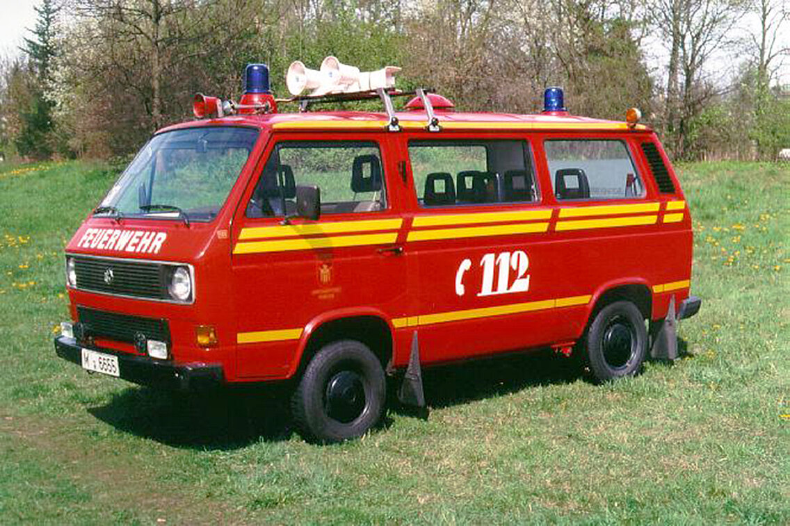 Der MTW, basierend auf einem gebrauchten VW Bus T3