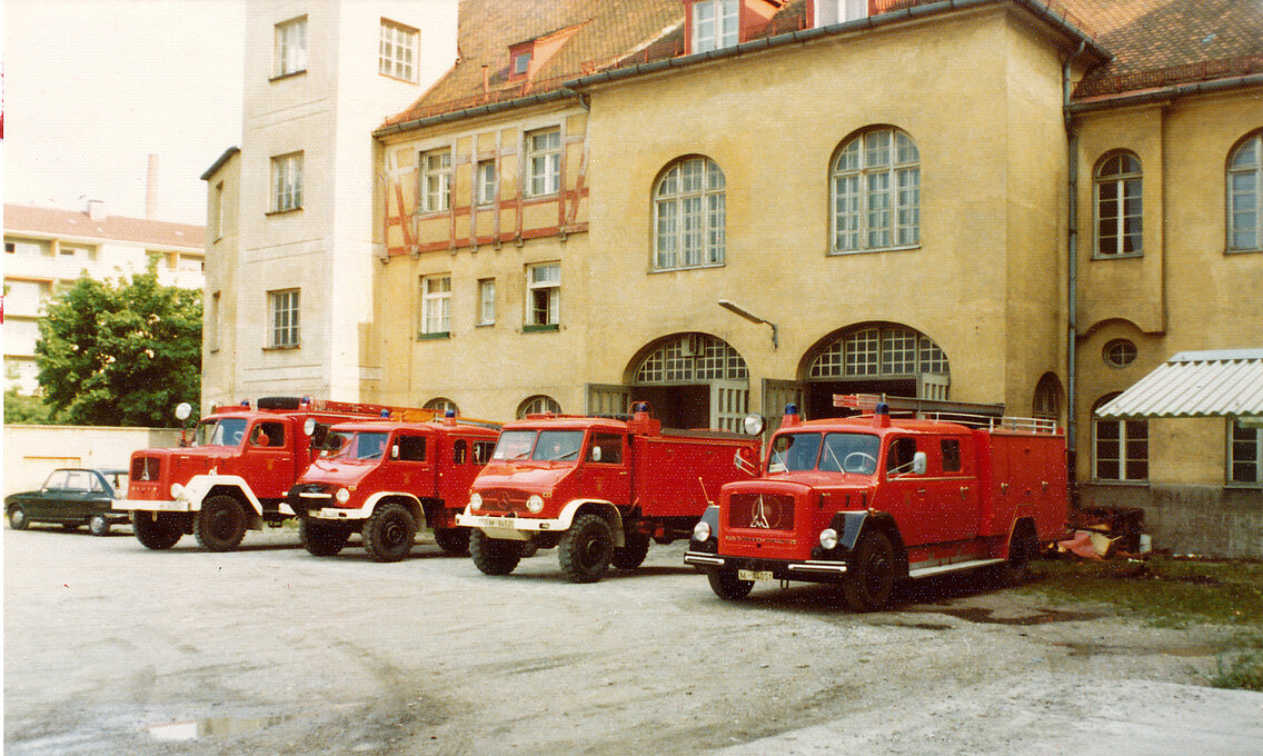 Die ehemalige Feuerwache 2 in Boschetsrieder Straße 33, nun genutzt als Gerätehaus für die Löschgruppe Waldfriedhofviertel